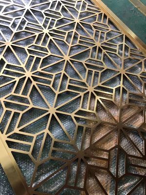 Giá tốt Phòng bằng đồng thau cổ bằng thép không gỉ Bộ phân chia tường ODM Có sẵn trực tuyến