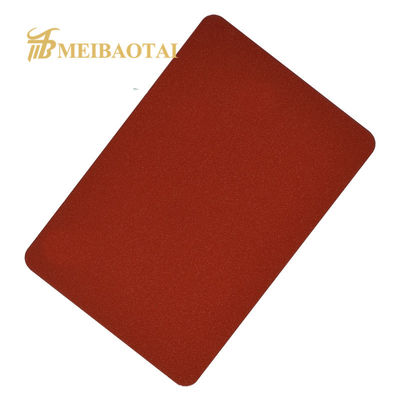 1219mm chiều rộng PVD màu phủ bột cát trang trí thép không gỉ cho tường nhà bếp