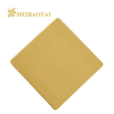 Giá tốt Bảng thép không gỉ phủ bằng vàng PVD với phim PVC 8c kích thước 1219x2438mm trực tuyến