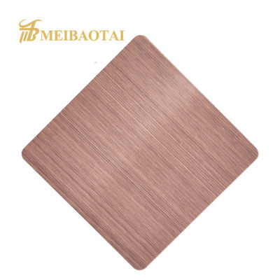 Giá tốt Tấm thép không gỉ 304 Hairline phủ PVD chống dấu vân tay cho các ứng dụng trang trí và tường trực tuyến
