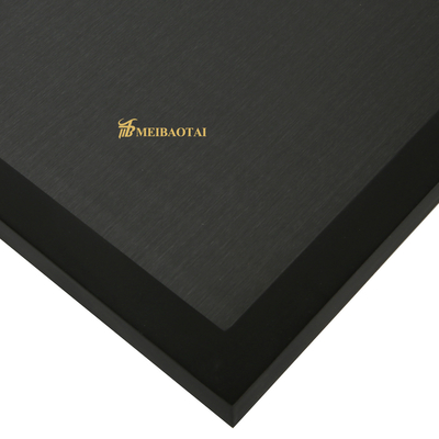 Độ dày 0,65mm Tấm thép không gỉ đen chân tóc 4 * 8FT