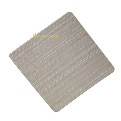 Tấm thép không gỉ hairline màu xám dày 0.55mm với vật liệu POSCO cho ứng dụng nhà bếp