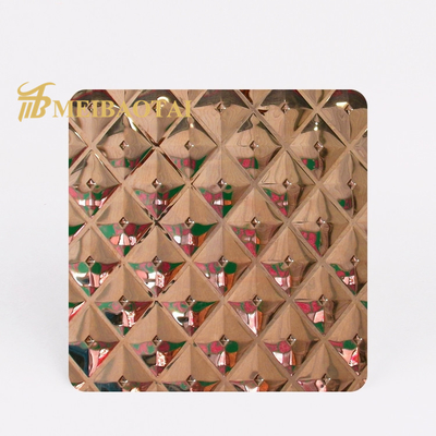 Tấm kim cương bằng thép không gỉ SS201, Tấm thép nổi 10ft Dày 0,75mm