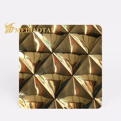 Giá tốt SS304 201 Gương vàng Tấm trang trí bằng thép không gỉ màu nổi trực tuyến