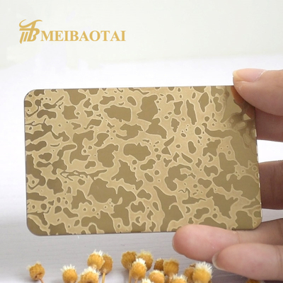 Tấm thép không gỉ được khắc PVD, Kết thúc gương bằng thép không gỉ AISI 304