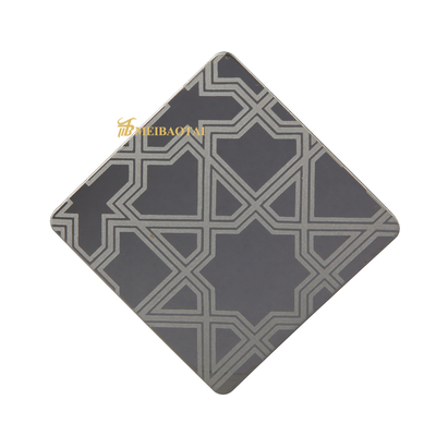 Gương phủ màu Pvd Tấm thép không gỉ khắc Độ dày 1,0mm