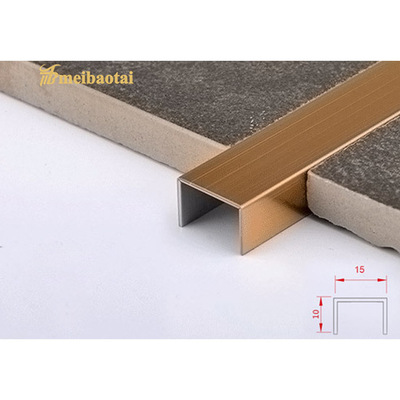 Thép không gỉ ASTM trang trí gạch 12mm, cắt cạnh sàn bằng thép không gỉ 0,65mm