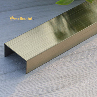 Mạ vàng sâm panh 304 Tấm trang trí bằng thép không gỉ Tiêu chuẩn JIS cho trang trí tường