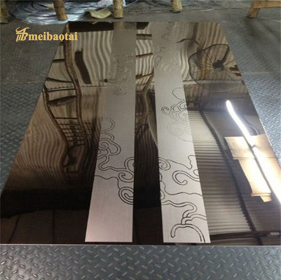 Giá tốt Thang máy khắc bằng thép không gỉ Tấm thép không gỉ độ dày 1,0mm-3,0mm Cạnh khe trực tuyến