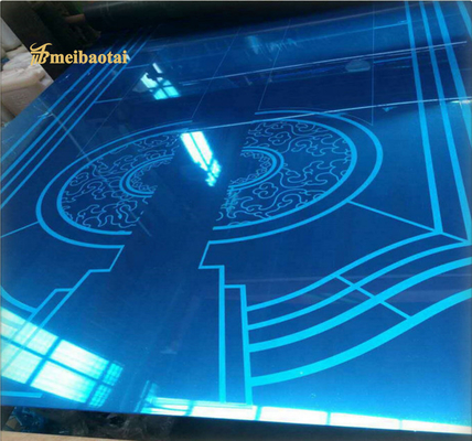 Gương Etch Thang máy Tấm thép không gỉ trang trí Tiêu chuẩn AISI màu