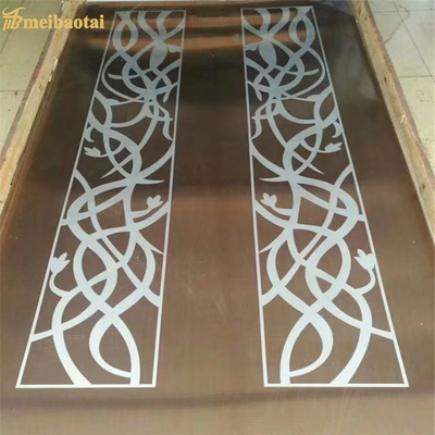 Tấm thép không gỉ khắc chiều rộng 1500mm cho trang trí thang máy