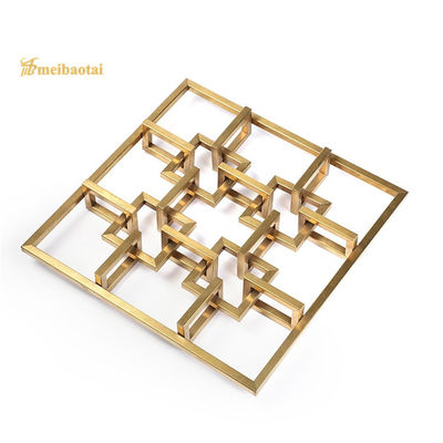 Giá tốt Bộ chia phòng bằng kim loại Hairline Màn hình nghệ thuật Dày 4cm Tiêu chuẩn JIS trực tuyến