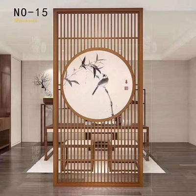 Giá tốt PVD Màu Stainless Steel Phòng hình dáng hình dạng phân cách Thiết kế khách sạn trực tuyến