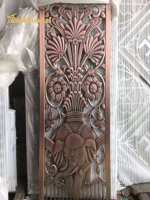 Giá tốt Màn hình trang trí phòng phân vùng thép không gỉ bằng laser rỗng trực tuyến