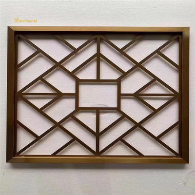 Giá tốt SS304 201 Hairline Stainless Steel Screen trang trí phòng phân vùng trực tuyến