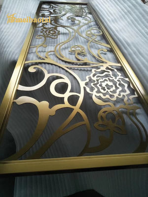 Giá tốt MBT Stainless Steel Room Divider 0.3mm Thiết kế khách sạn Kích thước tùy chỉnh trực tuyến