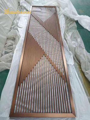 Giá tốt Đơn vị tùy chỉnh kích thước thép không gỉ Nhà hàng trang trí phòng chia 201 304 trực tuyến