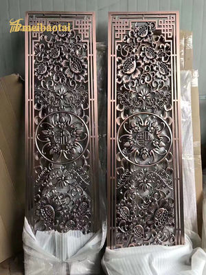 Giá tốt 201 304 Phân khu phòng bằng thép không gỉ đồ nội thất khách sạn bằng đồng cổ trực tuyến