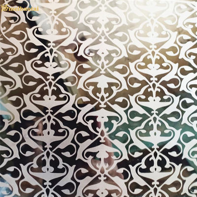 Kính khắc 304 lớp thép không gỉ tấm 0.55mm độ dày tấm trang trí