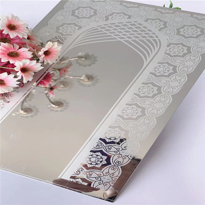 Giá tốt Chiều dài 8ft Thang máy được khắc bằng thép không gỉ Độ dày 1,0mm trực tuyến