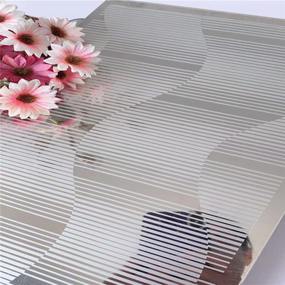 Phong cách hiện đại được đánh bóng hoàn thiện bằng thép không gỉ khắc dày 1.15mm