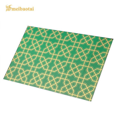 Giá tốt EN Tiêu chuẩn tấm thép không gỉ khắc với lớp phủ màu xanh lá cây màu đen 1219x3048mm Kích thước và phim PVC 70 micron trực tuyến