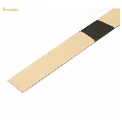 304 Stainless Steel Peel And Stick trang trí tường gạch Trim với 3048mm chiều dài
