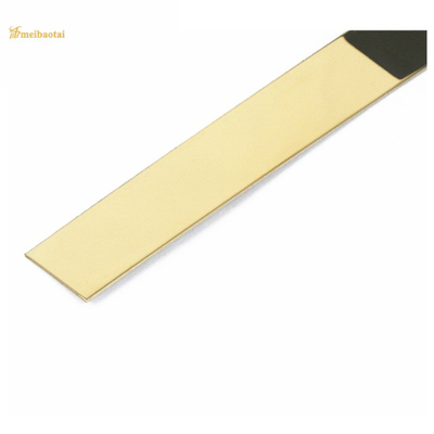 0.55mm Thickness SS304 Mirror Stainless Steel Tile Trim Round Edge