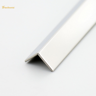 Ngói bằng thép không gỉ 304 201 Trim L Slot Gương đã hoàn thành trang trí