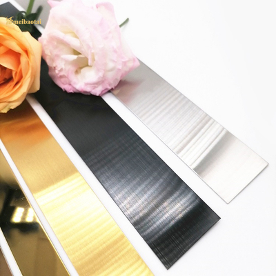 8FT Thép không gỉ Edge Ngói Trim SS Hồ sơ cho trang trí trần tủ cửa tường