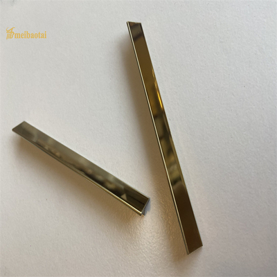 Độ dày 0,7MM Ngói bằng thép không gỉ 304 Trang trí gương đen đã hoàn thành