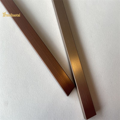 Giá tốt Antique Bronze Stainless Steel Tile Trim với chiều dài 8FT và in chống ngón tay cho góc tường trang trí trực tuyến