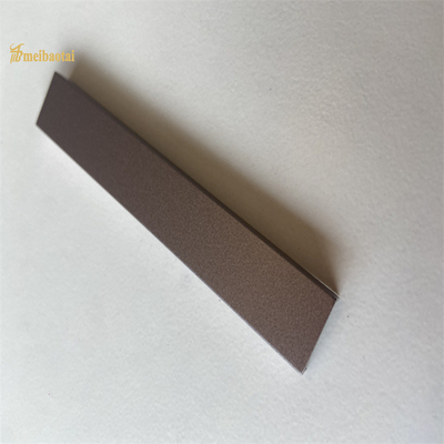 Ngói thép không gỉ phun cát Trang trí kim loại U Cấu hình độ dày 0,75mm