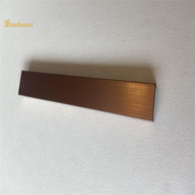 Ngói đồng cổ bằng thép không gỉ Trang trí bề mặt chân tóc chiều rộng 20mm