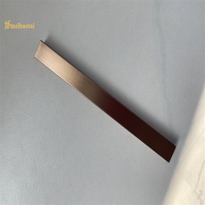 SS201 U Profile Stainless Steel Outside Corner Trim 8mm