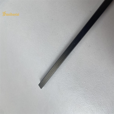 U Shape Stainless Steel Tile Trim Black Hairline Finished Length 2438-3048MM