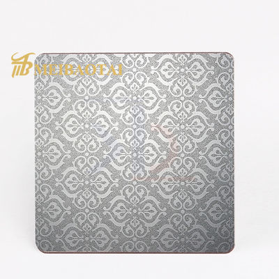 Tấm thép không gỉ dập nổi cạnh xẻ dày 0.85mm bền vững cho tấm ốp tường trang trí