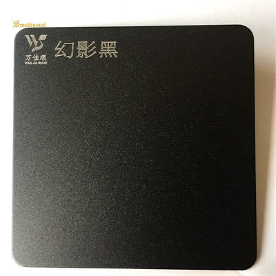 Giá tốt. Tấm thép không gỉ trang trí màu đen phun cát Hình dạng phẳng 0,55mm trực tuyến
