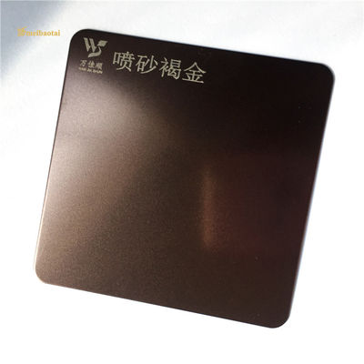 Giá tốt Bảng thép không gỉ trang trí bằng vàng nâu xát 0.65mm Độ dày SS trực tuyến