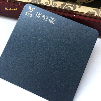 Star Blue Brushed AISI Thép không gỉ Tấm bốn chân