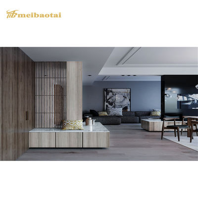 Giá tốt Tấm giả gỗ không gỉ vân gỗ trang trí cạnh tường rộng 1000mm trực tuyến